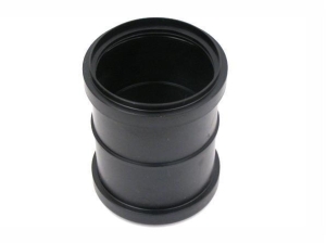 PP Muffe Ø 75mm mit Gummidichtungen