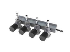 Profi - Luftventil mit 4 stufenlos regelbare Abgänge Anschluss 9 mm
