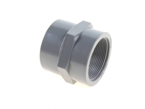 PVC Muffe einseitig Innengewinde 4" Klebemuffe Ø 110 mm PN 10  (10 bar) GISPO ECOline