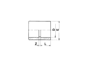 EFFAST PVC Muffe Ø 50 mm (16 bar)