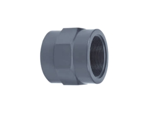 EFFAST (16 bar) PVC Muffe einseitig Innengewinde 1 1/2" Klebemuffe Ø 50 mm