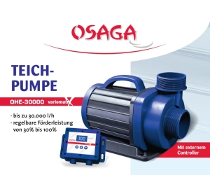 OHE Variomatix 30000 VX ECO Osaga Teichpumpe Bachlaufpumpe steuerbare Schwerkraft Koiteich stromsparend