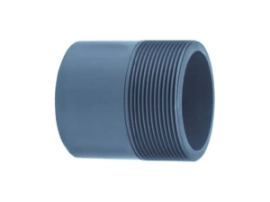 VDL (16 bar) PVC Muffe einseitig Außengewinde 1 1/2" Klebemuffe Ø 40mm