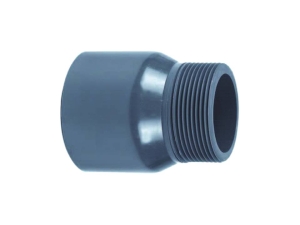 VDL (16 bar) PVC Muffe einseitig Außengewinde 2" Klebemuffe Ø 63 mm