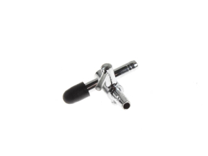 Luftventil METALL T Verbinder mit 1 stufenlos regelbarer Abgang Anschluss 4 mm