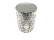 GISPO EDELSTAHL Vorfilter 420 mm lang mit Innengewinde 2 1/2" für Teichpumpen